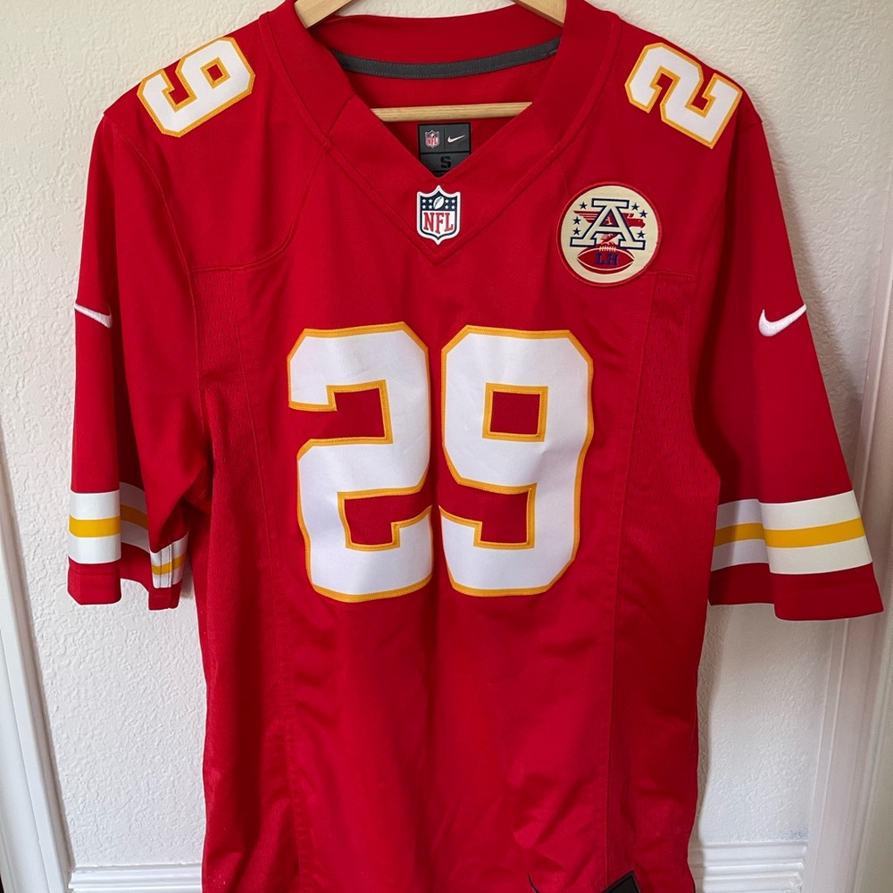 Red Kansas City Chiefs jersey size: S #29 Eric Berry